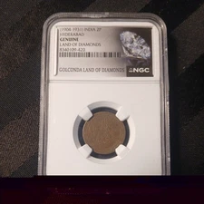 1904-1931 India 2p Hyderabad Genuine Land Of Diamonds   TP-9581