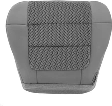 Driver Side Bottom Replacement Cloth Seat Cover Gray Compatible with Ford F150 X