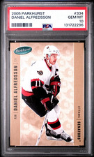 2005 PARKHURST DANIEL ALFREDSSON #334 HOF OTTOWA SENATORS PSA 10