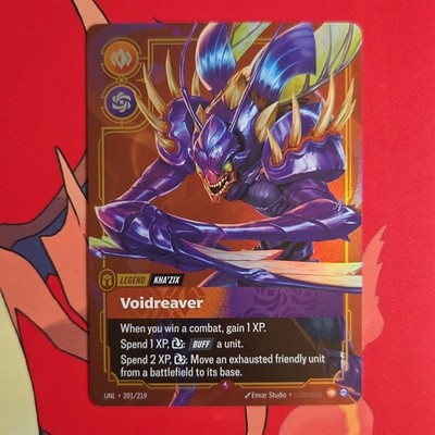 Kha'Zix - Voidreaver 201/219 Rare Foil Riftbound Unleashed