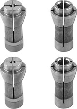 4 Pcs Die Grinder Collet Grinding Machine Clamping Collet Adapter 1/4" and 1/8"
