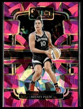 2024 Panini Select WNBA 75 Kelsey Plum Las Vegas Aces Pink Cracked Ice Prizm