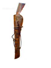Genuine Leather Rifle Shotgun Cases Hunting 33 in, Brown