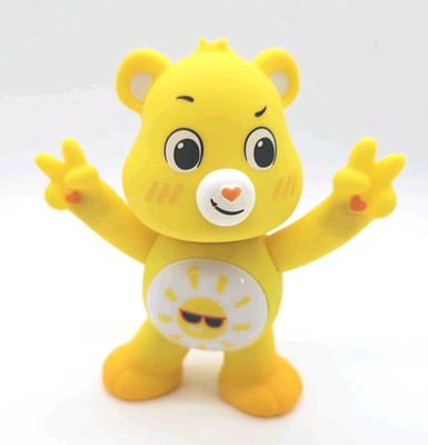 Care Bears Yellow Funshine Bear Interactive Bear Unlock the Magic 5'' WORKS