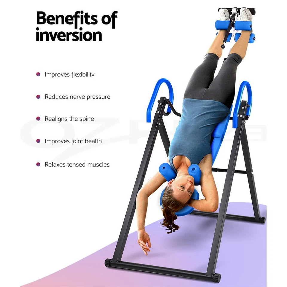 Everfit Inversion Table Gravity Exercise Bench Inverter Machine Home Gym Fitness - image 3 of 4