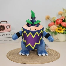 2026 Super Mario Galaxy Movie Dark Bowser Plush Doll Toy Plushie Xmas Gift 10.6"