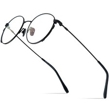 Titanium Glasses Frame Men,Vintage Round Ultralight Optical Eyeglasses Women ...