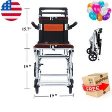 Urltra-Light Foldable Portable Wheelchair Travel Transport Wheelchair For Senior