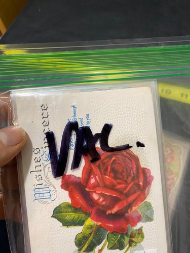 antike Valentinstag Romantik Postkarten antike Postkarte Konvolut 14 Karten - Bild 10 von 11
