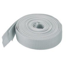 Lightweight Polypropylene Webbing Strap 0.8" 10 Yard Backpack Pale Grey