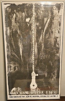 Mid Century 1966 Jasper Johns Recent Still Life Exhibit Litho Poster Print RISD