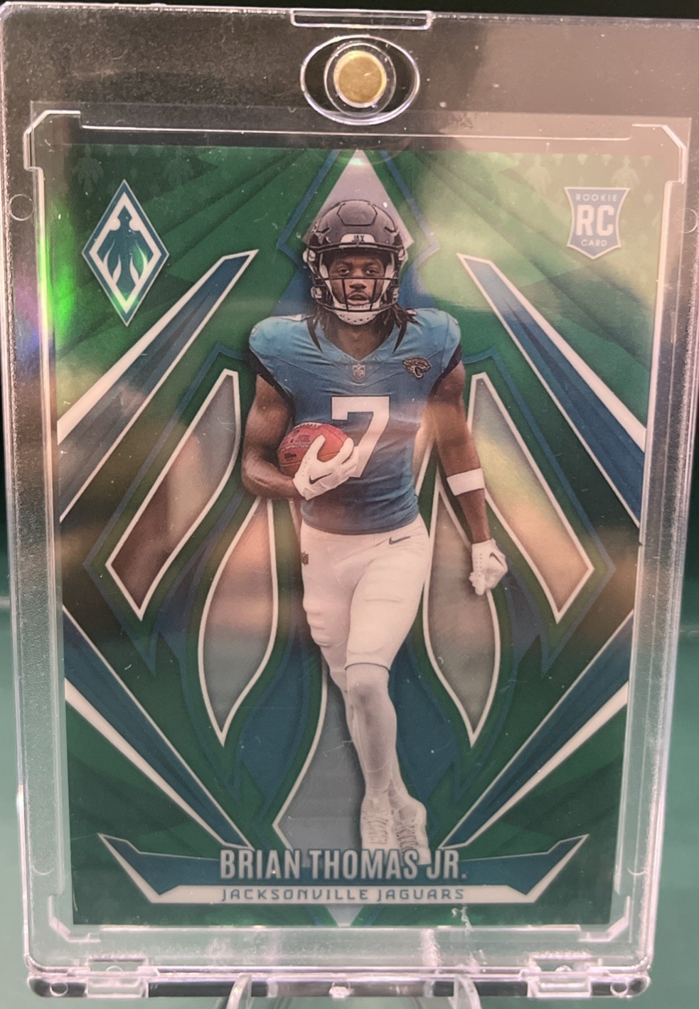 Brian Thomas Jr. 2024 Panini Phoenix NFL RC Green 12/25 Rookie #164 Jaguars