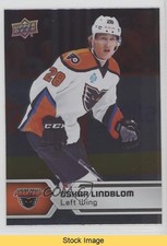 2017-18 Upper Deck AHL Silver Foil Oskar Lindblom #47 READ 0er5