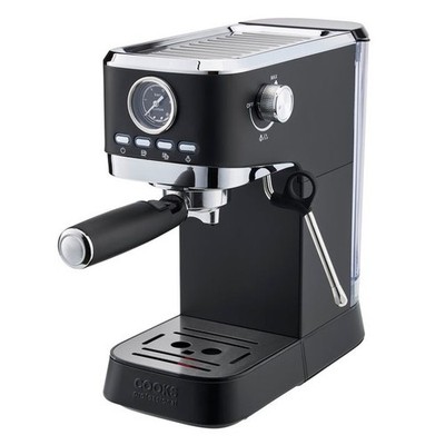 Cooks Professional 20 Bar Espressomaschine | Schwarz