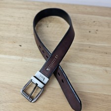 Levi's Boys Brown Leather Belt Small 22-24" Youth