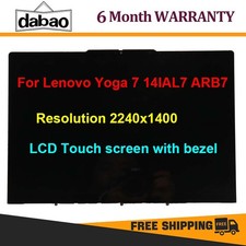14" Lenovo Yoga 7 14IAL7 5D10S39810 82QE Lcd Touch Screen Display Assembly