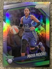 2025 Panini Prizm WNBA #135 Maya Moore Silver Prizm - Minnesota Lynx
