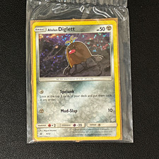 SEALED McDonald's 2017 Pokémon TCG Promo Alolan Diglett Holo 9/12 English HP 50