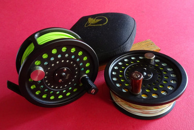EINE SUPER LEICHT GEBRAUCHTE SCIENTIFIC ANGLERS MASTERY SERIES 1011 LACHSFLIEGENROLLE +SS