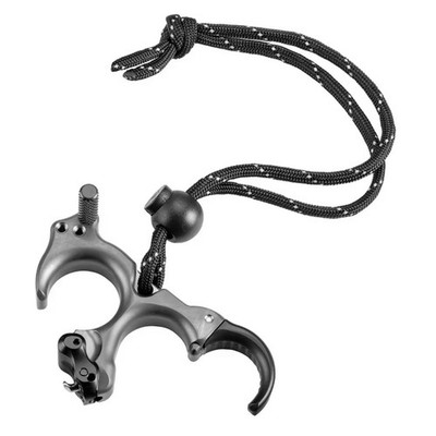 T.R.U. BALL ARCHERY HBC Flex 3 or 4 Finger Black Tungsten Brass Medium Release