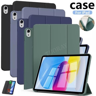 Schutzhülle Tasche Case Smart Cover Für iPad 7/8/9/10/11th Gen Air M4 M3 Pro 11