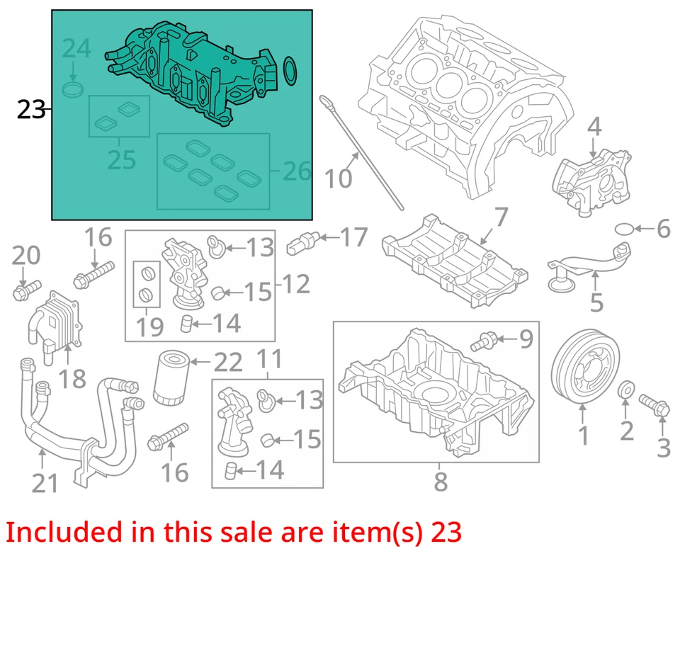 Colector de admisión Plenum de 2013 Ford Flex 3,5 L 9900554 Foto 3 de 4