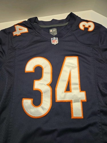 NIKE-ON FIELD-CHICAGO BEARS-WALTER PAYTON-#34-JERSEY-BLUE-SIZE S - Picture 8 of 19