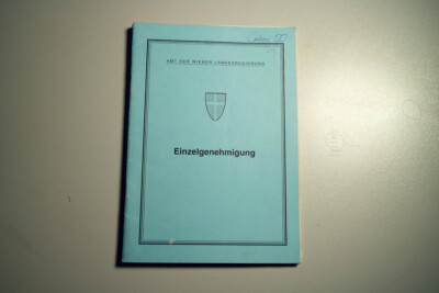 Aeon ATV Cobra 50 Typenschein Brief von 2000 für Sammler TS
