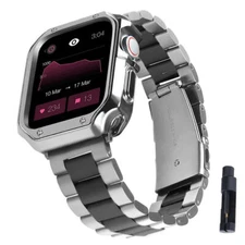 Case+Stainless Steel Metal Strap for Apple Watch Series 11 10 9 8 7 6 SE Ultra 3