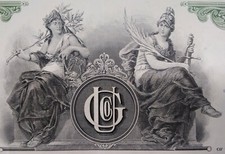 Grand Union Stock Certificate Vtg 1964 Grocery Store Scranton PA Supermarket NJ