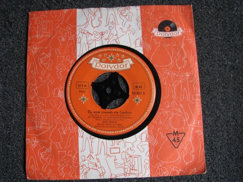 Bully Buhlan-Du wirst niemals ein Cowboy 7s-1961 Germany-Polydor-23 261