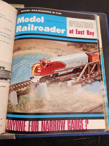 Model Railroader Mag -Complete Year Run & Binder- You Choose Year - 1950 to 1969 - Picture 132 of 156
