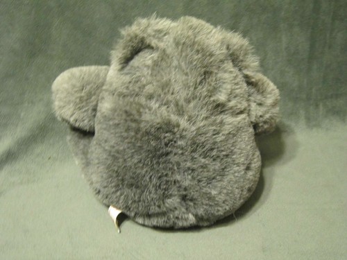 Oso de peluche Fiesta 1122G gris 9" en posición sentada 1989 de colección america wego - Imagen 3 de 4