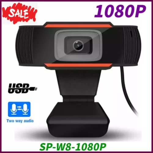 1080P HD USB Web Camera Webcam Video Recording Microphone For PC Laptop Desktop
