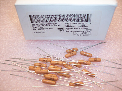 QTY (100) 24.9K Ohm 3W 1% PRECISION METAL FILM RESISTORS CPF3-24.9K-1% VISHAY 