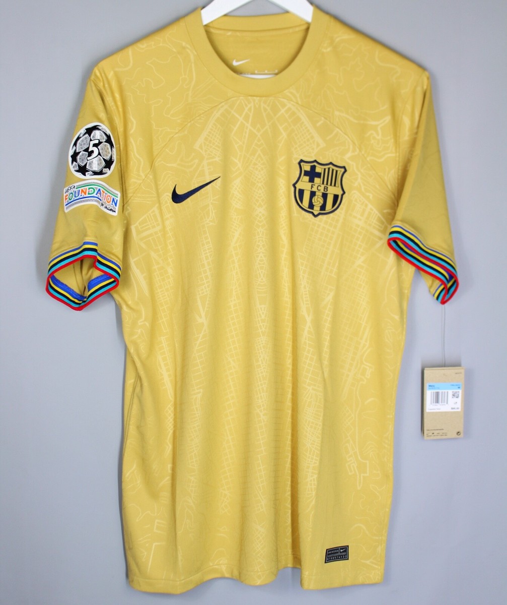 NWT BARCELONA SPAIN 2022 2023 AWAY FOOTBALL SHIRT JERSEY #9