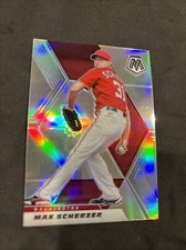 2021 Panini Mosaic Silver Prizm #126 Max Scherzer Holo