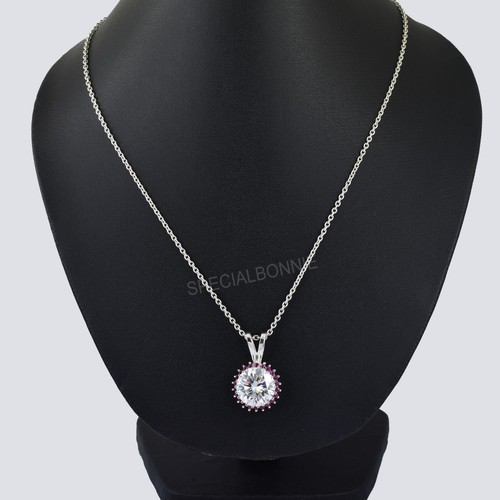 RARE 9.10 Ct Certified White Diamond Solitaire Necklace-Great Luster ! VIDEO - Picture 6 of 11