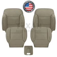 2014-2019 Chevy Silverado 1500 2500 3500 LTZ Tan Leather Replacement Seat Cover
