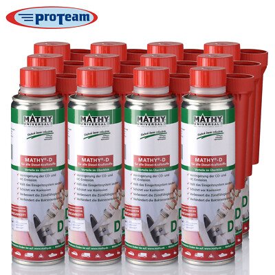 MATHY  D 3 L. Diesel Additiv Sparset 12X250 ml original  von Proteam !