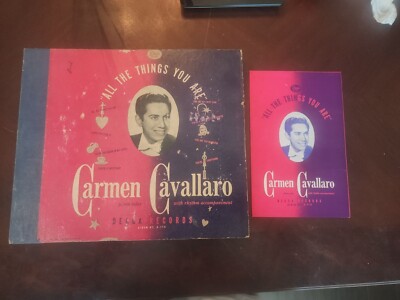 Decca Records Carmen Cavallaro Piano Solo All The Things You