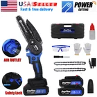 1000W Mini Electric Chainsaw Cordless Chain Saw & Rechargeable Battery + Chains