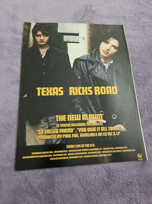 FPOT339 MAGAZINWERBUNG 12X9'' TEXAS: RICKS ROAD