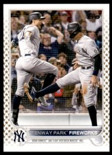2022 Topps Gold Star Series Two Fenway Park Fireworks New York Yankees #399