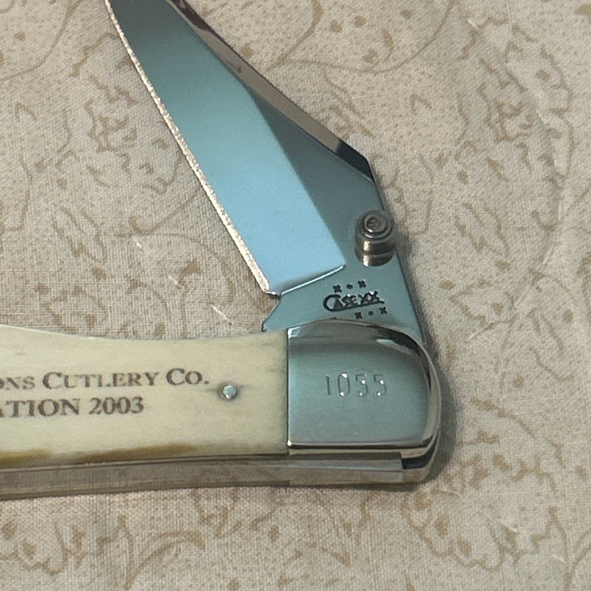 CASE XX CELEBRATION OZARKS NATURAL MID FOLD HUNTER POCKET KNIFE