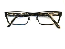 Robert Mitchel Eyeglasses  RM202127 BK Rectangular Full Rim 53-18-145 No Lenses