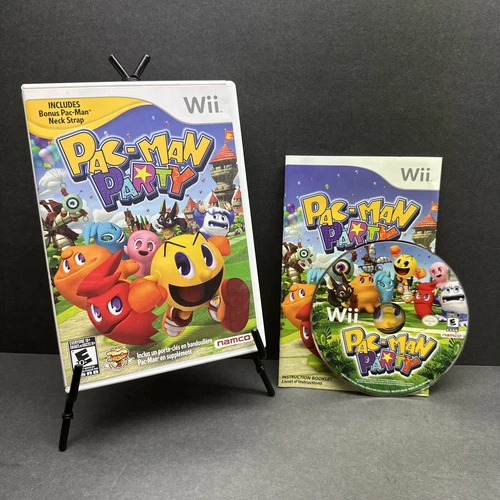 Pac-Man Party (Nintendo Wii 2010) Complete With Manual