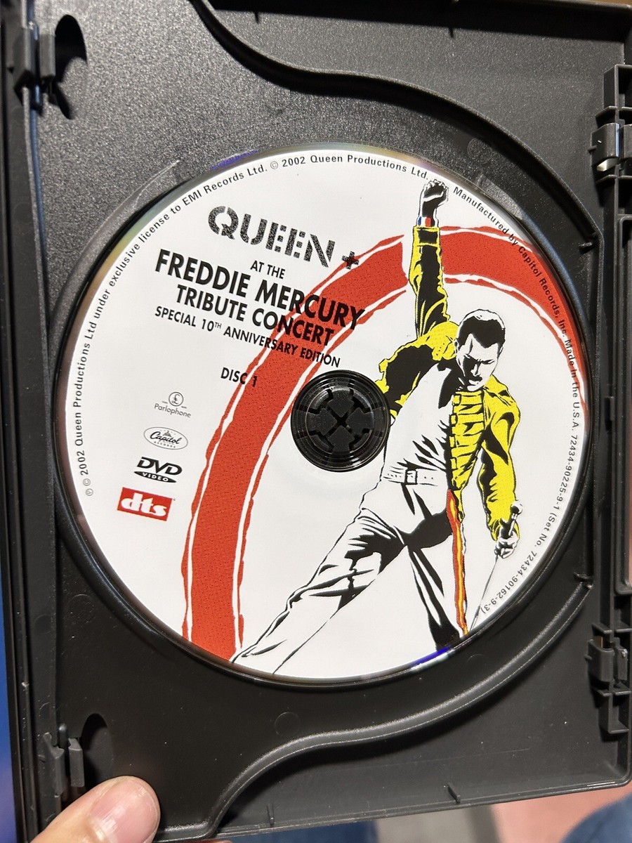 Queen + The Freddie Mercury Tribute Concert 2 DVD Set 10th