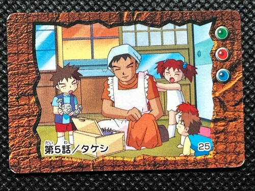 Brock 25 Vintage Mini Carddass Animation Ver Pokemon Karte Japanisch NINTENDO - Bild 1 von 10