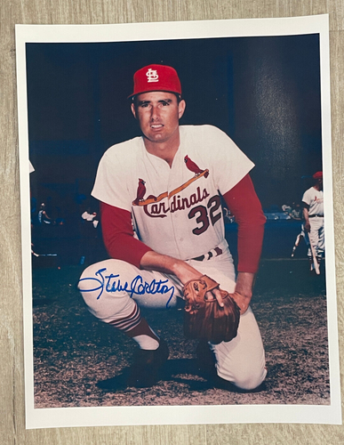 (8) Baseball HOFers Signed 8x10. Drysdale, Mathews, Irvin, Spahn, Fisk, Carlton - Picture 6 of 9